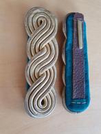 Groene gala schouderstukken ABL officier, Verzamelen, Verzenden, Landmacht, Embleem of Badge