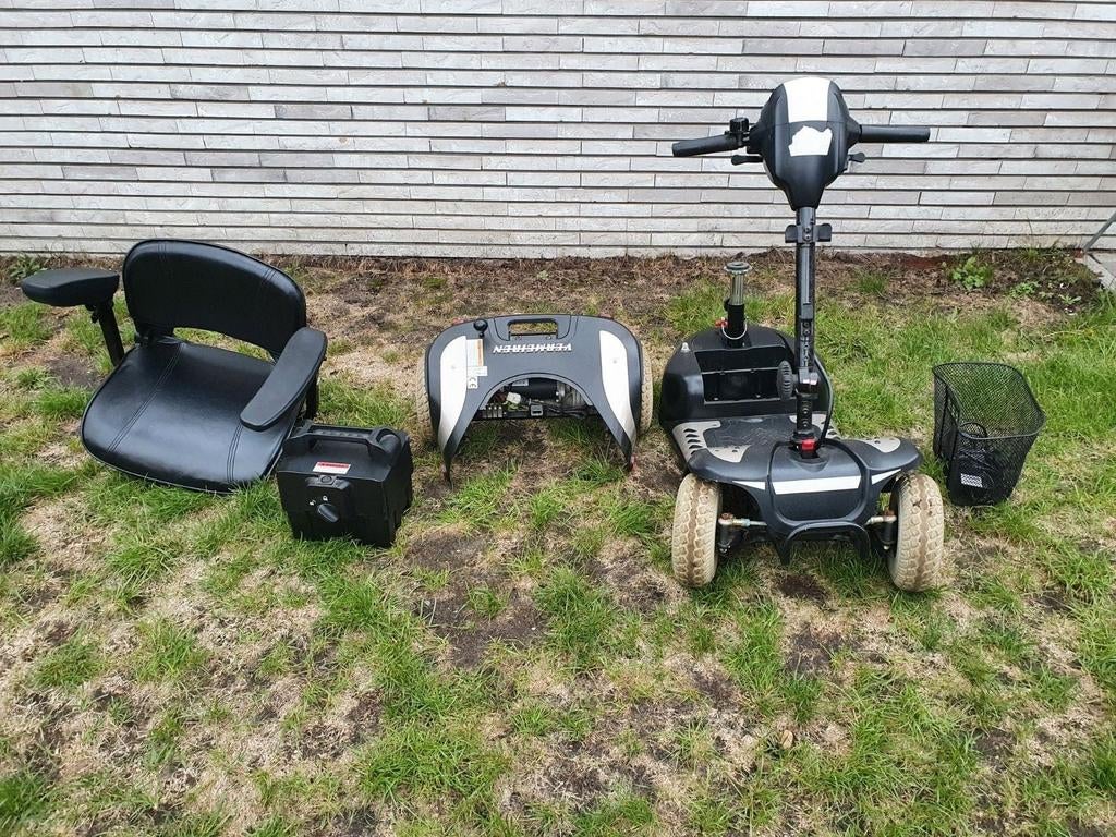 Scootmobiel Venus 4.
We hebben er nieuwe accu’s in geplaatst, Diversen, Rolstoelen, Ophalen