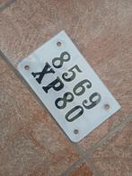 Plaque immatriculation moto, Autos : Divers, Supports de plaque d'immatriculation, Enlèvement, Utilisé