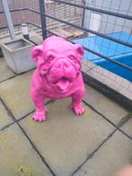 Polyester hond tuinbeeld, Ophalen