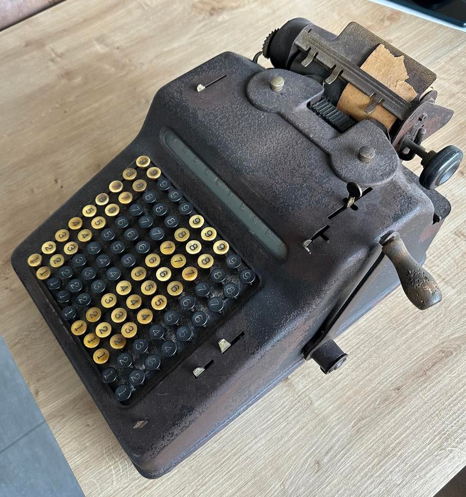 Antieke National rekenmachine groot, Ophalen, Grafische rekenmachine, Gebruikt