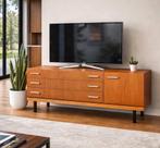Prachtig vintage teakhouten TV-meubel, Ophalen, Zo goed als nieuw