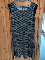 King Louie jurk print zwart/wit/groen maat large, Kleding | Dames, King Louie, Ophalen of Verzenden, Wit, Jurk