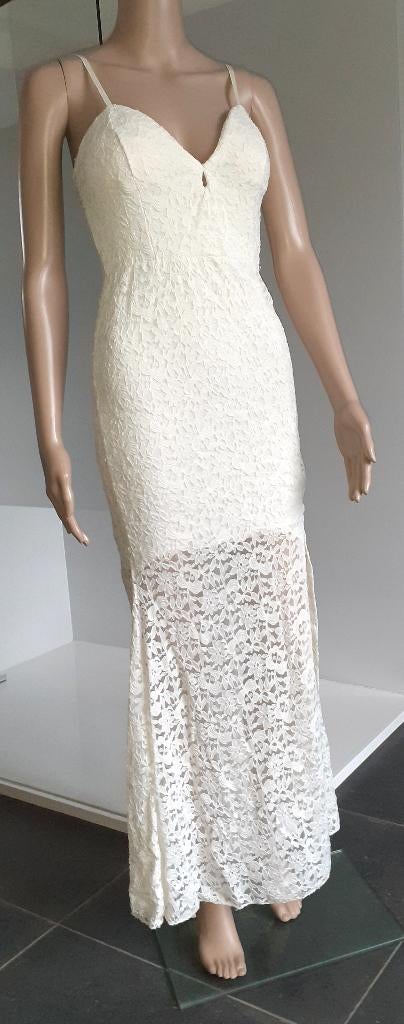 bruidsjurk vintage crème wit kant XS, Kleding | Dames, Trouwkleding en Trouwaccessoires, Ophalen of Verzenden, Nieuw, Wit, Trouwjurk