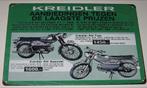 KREIDLER RM : Bord Reclame Kreidler Brommer RM, Verzenden, Nieuw, Reclamebord