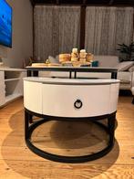 Table base en carlage blanc, Moins de 50 cm, Enlèvement ou Envoi, Rond, 50 à 100 cm