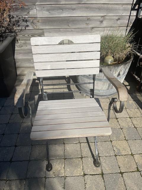 Stoelen, Jardin & Terrasse, Chaises de jardin, Enlèvement, Comme neuf, Bois de teck, Pliant