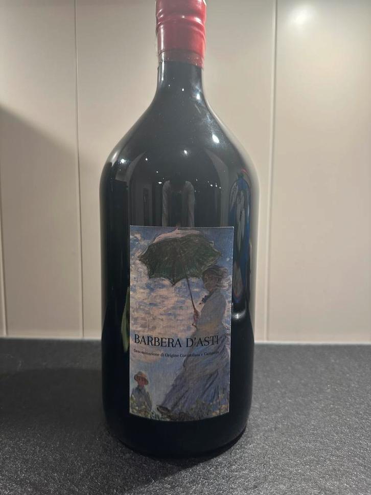 Domaine La Trava – Barbera d’Asti (dubbele magnum), Verzamelen, Wijnen, Zo goed als nieuw, Italië, Ophalen