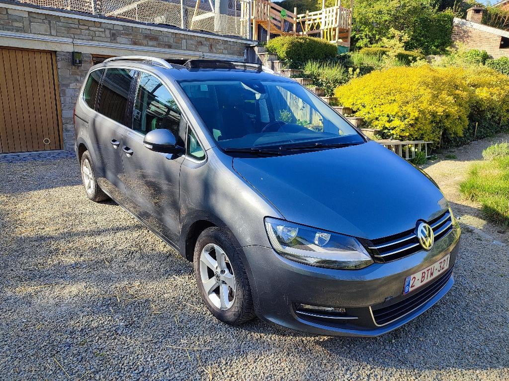VW Sharan 2.0l TDI 01/2020 168500km, Autos, 7 places, Noir, 5 portes, Diesel