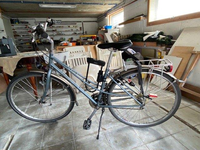 TREK 28" lichtgrijze damesfiets, Ophalen, Gebruikt, Overige merken, Versnellingen