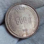 Piece de monnaie / Belgique / 500 Francs / 1990 FR / Argent, Enlèvement ou Envoi, Monnaie en vrac, Argent, Argent