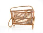 Sixties bamboe magazine holder - Vintage karntenbak, Huis en Inrichting, Ophalen of Verzenden