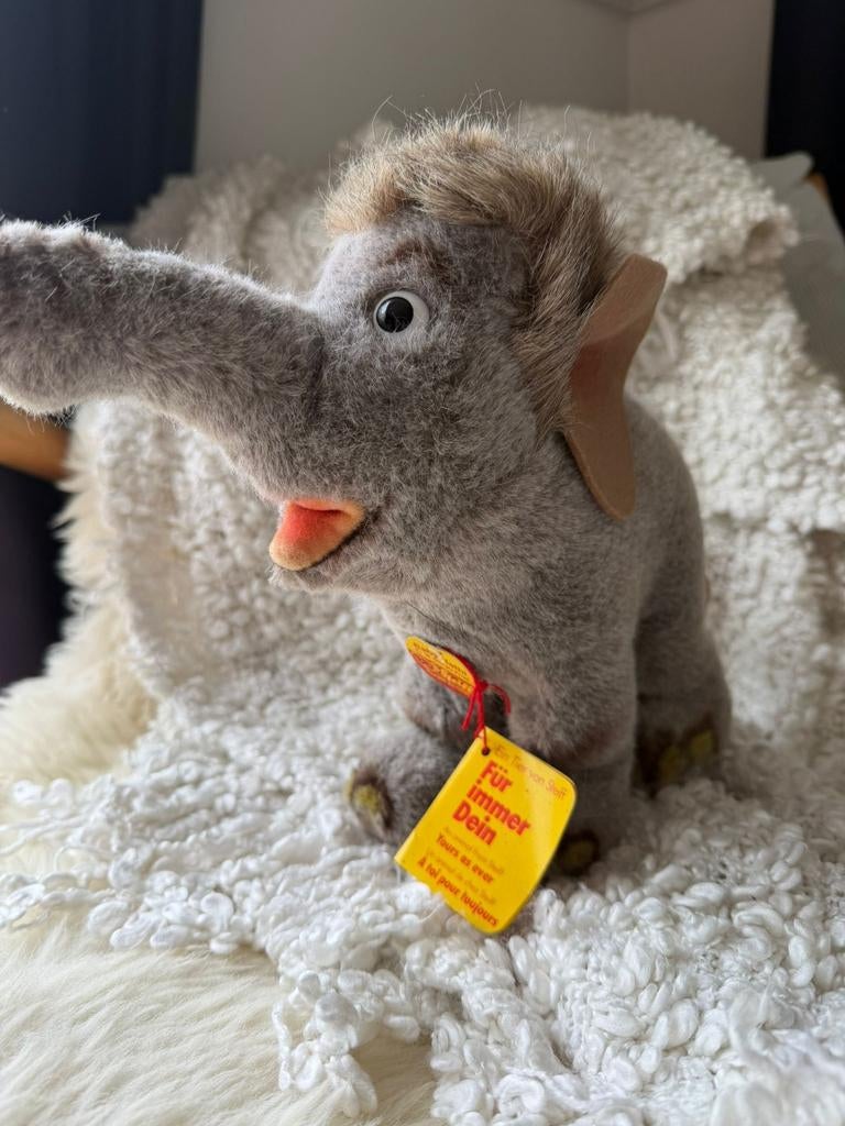 Steiff baby hathi van jungle book 1979, Collections, Ours & Peluches, Enlèvement ou Envoi, Steiff