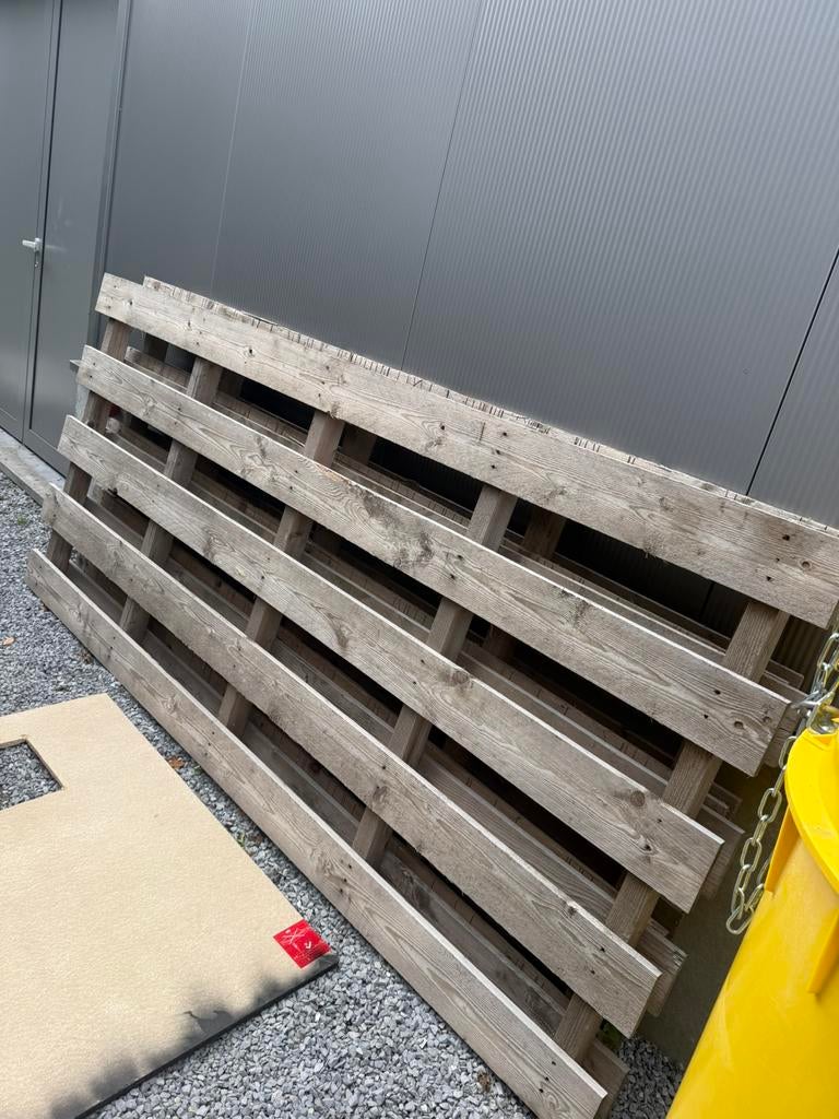 Gyproc paletten, Doe-het-zelf en Bouw, Hout en Planken, Ophalen, Zo goed als nieuw