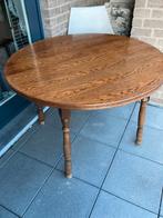 Ronde tafel met tussenschot om ovaal te maken, Huis en Inrichting, Ophalen, Gebruikt, Rond, Overige materialen