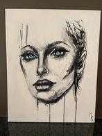 Schîderij met blauw accent Mk Art, Antiek en Kunst, Ophalen of Verzenden