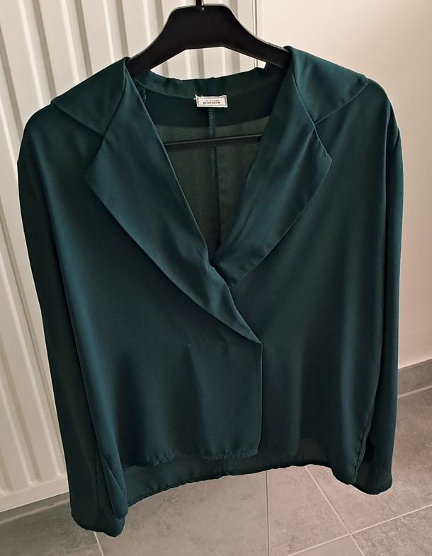 Chemisier portefeuille vert, Vêtements | Femmes, Taille 38/40 (M), Enlèvement ou Envoi, Comme neuf, Vert