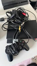 Playstation 2 met controller originele firmware, Games en Spelcomputers, Ophalen, Gebruikt, Zwart, Met 1 controller