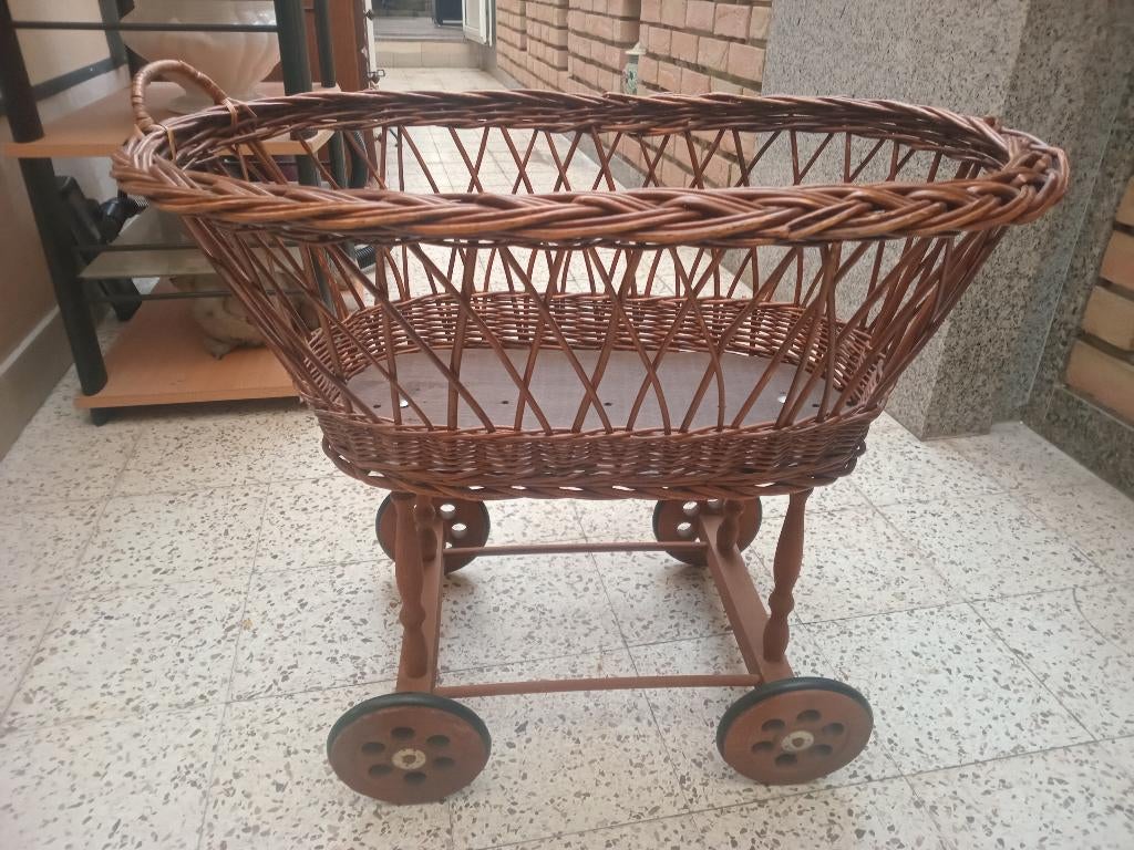 grand Landeau en rotin, Enfants & Bébés, Berceaux & Lits, Enlèvement ou Envoi, Comme neuf