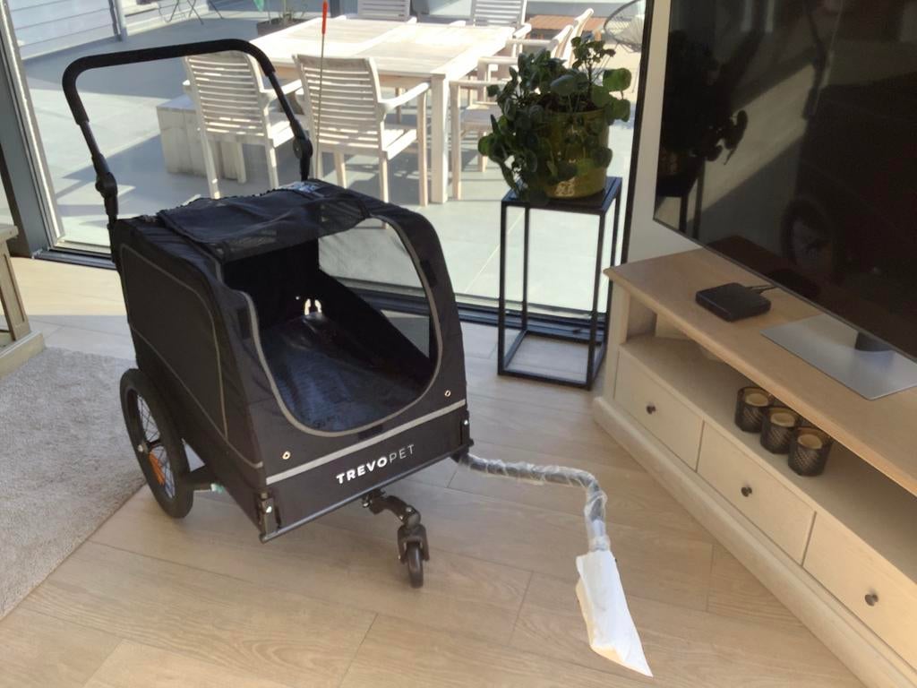 Honden(fiets)kar/wandelwagen TrevoPet, Fietsen en Brommers, Ophalen, Opvouwbaar, Nieuw, 20 tot 40 kg