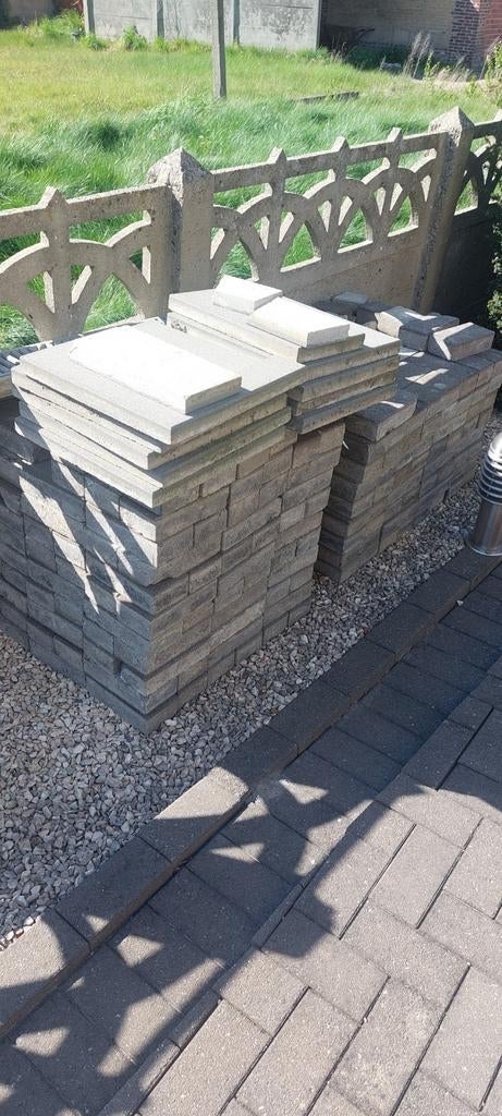 15 m² gratis klinkers grijs., Ophalen, Klinkers