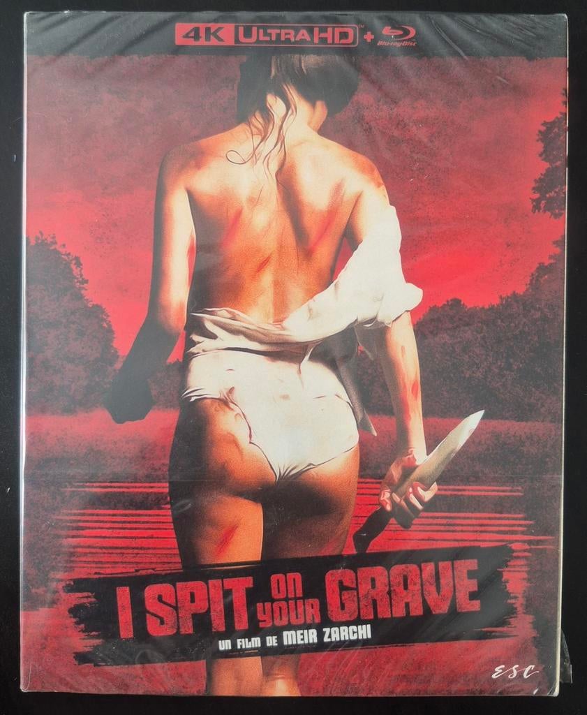Blu-ray + 4k I Spit on your Grave, CD & DVD, Enlèvement ou Envoi