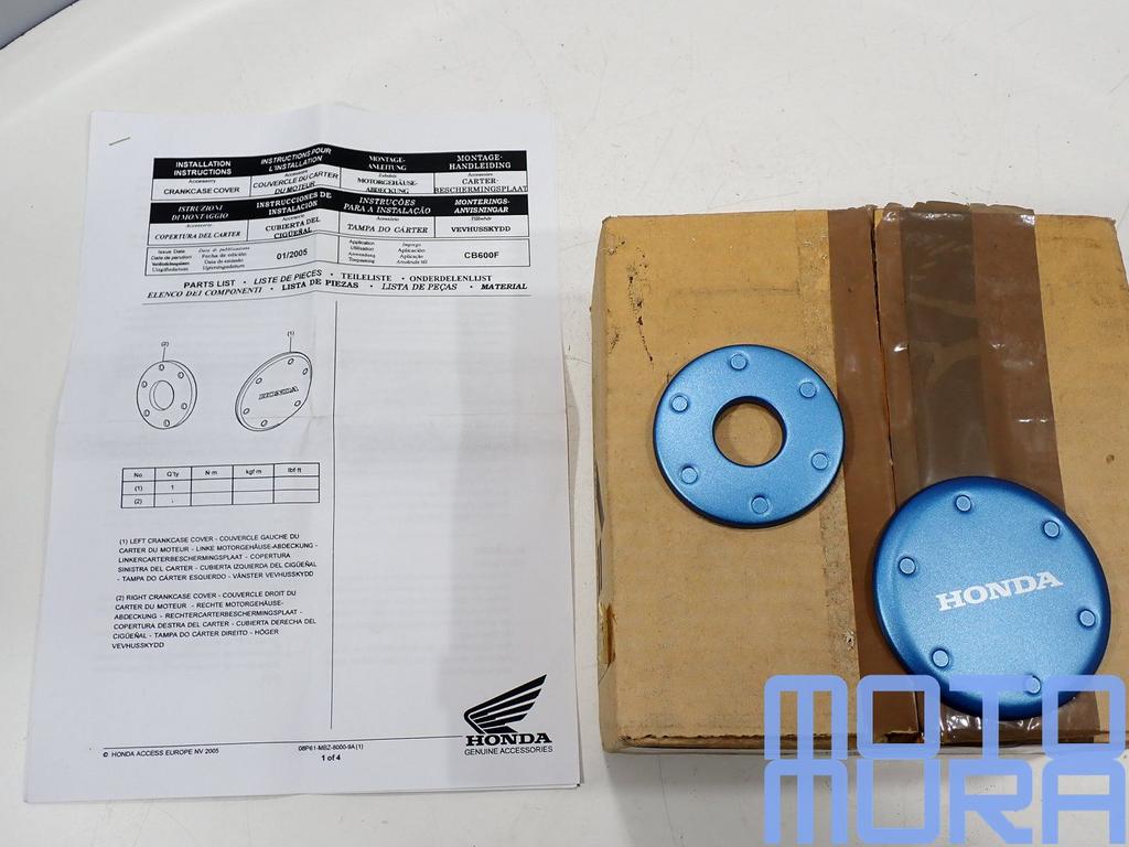 Nieuwe krukas covers voor de Honda CB 600 F 2003 - 2006 Horn, Neuf, -, -, -