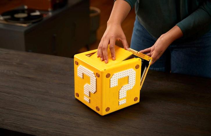 LEGO Super Mario 64 Question Mark Block 71395, Kinderen en Baby's, Speelgoed | Duplo en Lego, Gebruikt, Lego, Losse stenen, Ophalen of Verzenden