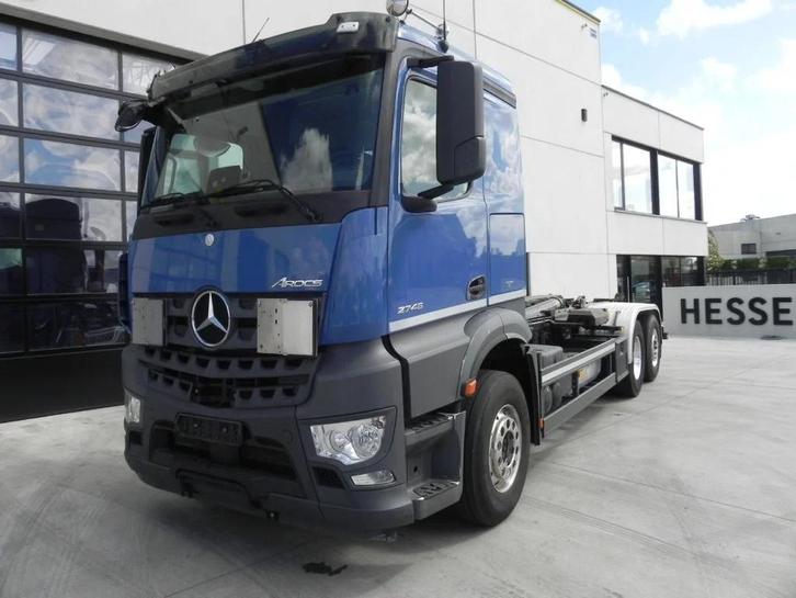 Mercedes-Benz 2748 Arocs 6x2 met naloopstuur en hefas, Autos, Camions, ABS, Air conditionné, Verrouillage central, Cruise Control