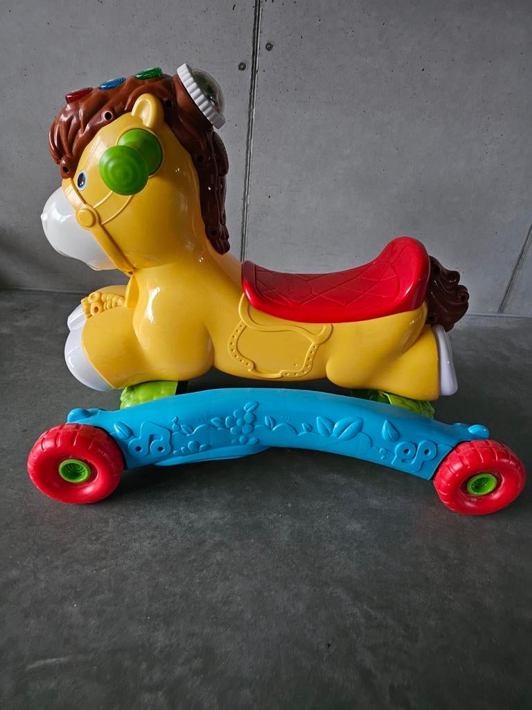 VTech 2 in 1 hobbelpaard/loopwagen, Enlèvement, Comme neuf