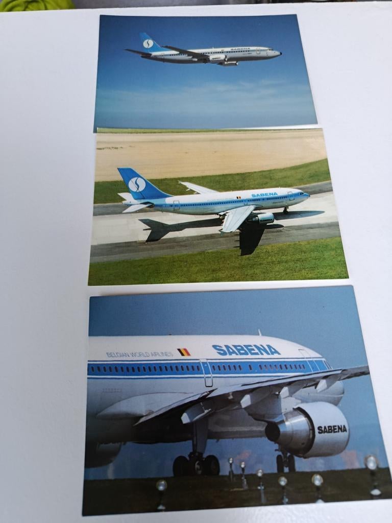 Lot de cartes postales Sabena, Enlèvement