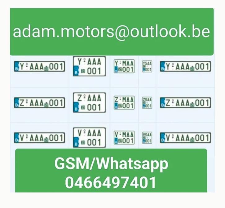 Plaque Z, Passage au contrôle technique., Autos : Divers, Garages