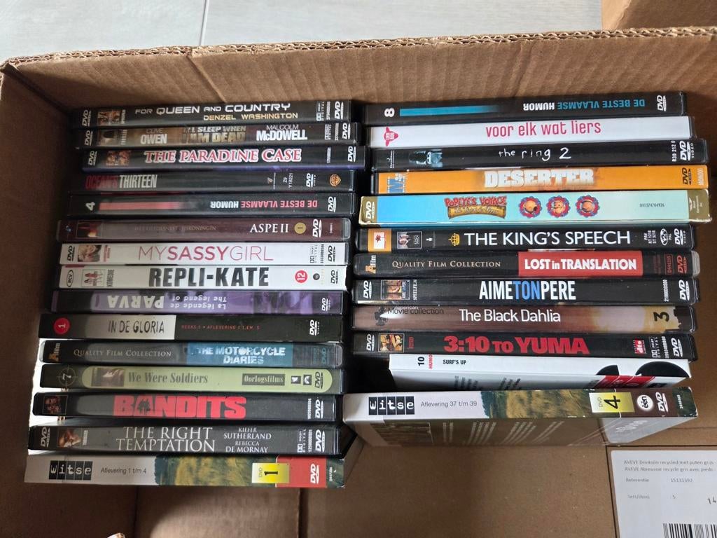 DVD's €1/stuk, Ophalen of Verzenden