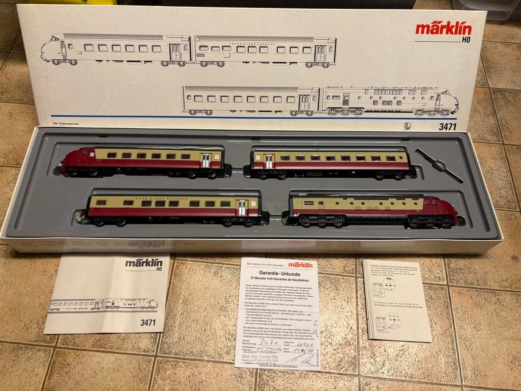 Marklin TEE I ram, Courant alternatif, Comme neuf, Enlèvement, Set de Trains