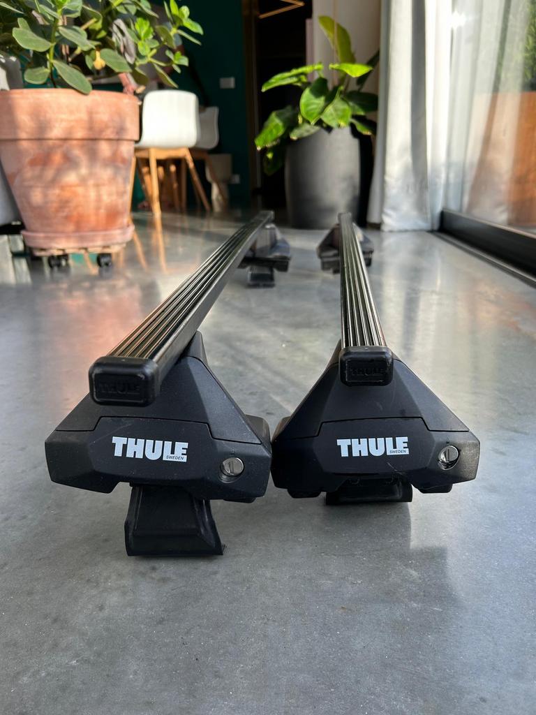 Dakdragers Thule (volledige set), Autos : Divers, Porte-bagages, Enlèvement, Comme neuf
