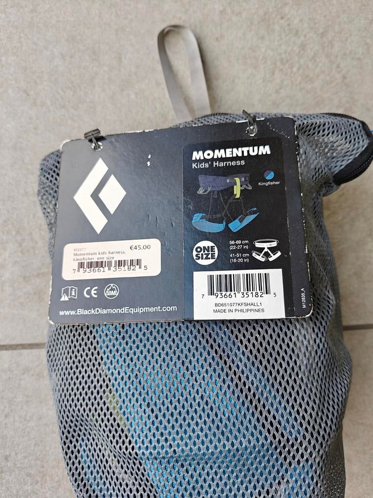 Black diamond kids harnas, Sport en Fitness, Klimsport, Ophalen, Zo goed als nieuw, Klimsport-accessoire