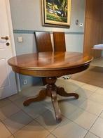 Ronde tafel massief kerselaar, Huis en Inrichting, Tafels | Eettafels, Ophalen, Gebruikt, 100 tot 150 cm, Louis Philippe