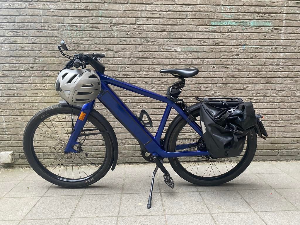 Stromer ST3 Blue Edition, Vélos & Vélomoteurs, Vélos électriques, Enlèvement, Comme neuf, 50 km par batterie ou plus, Stromer