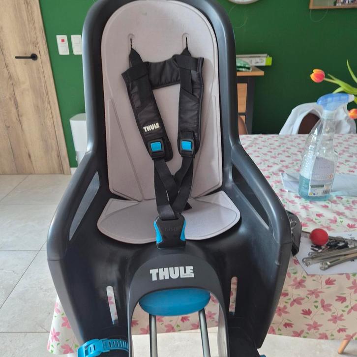 Thule kinderzitje gewoon of ebike, Fietsen en Brommers, Fietsaccessoires | Fietsstoeltjes, Gebruikt, Achterzitje, 9 t/m 18 kg