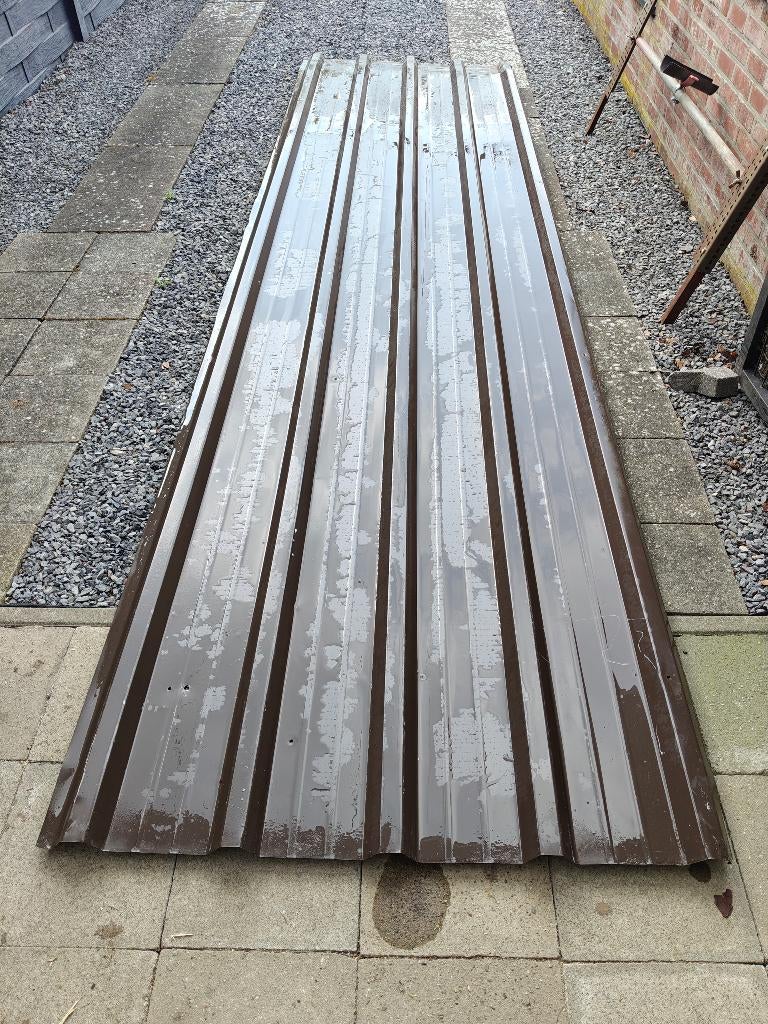 Palplanches, tôles ondulées, Bricolage & Construction, Tuiles & Revêtements de toit, 15 m² ou plus, Autres couleurs, Tôle ondulée