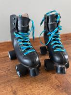 Nijdam Retro Rolschaatsen - Leder - zwart - maat 39, Overige typen, Zo goed als nieuw, Ophalen, Overige merken