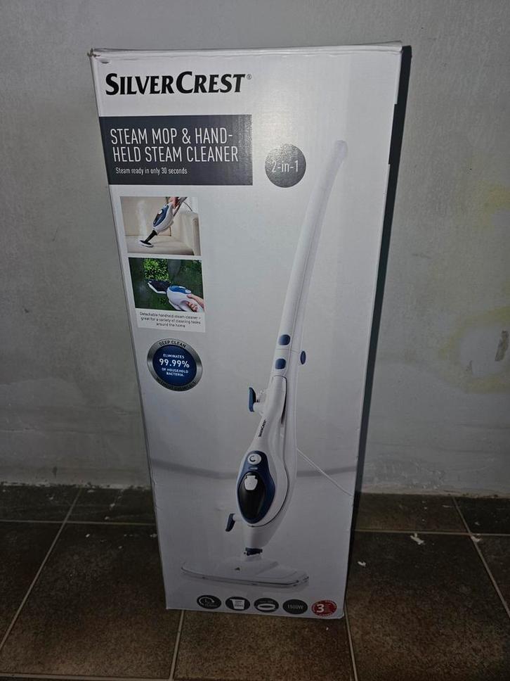 Balai vapeur SilverCrest 2-en-1 – Très bon état, Electroménager, Vapeurs, Enlèvement ou Envoi