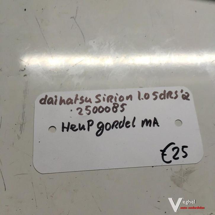 Daihatsu Sirion 1.0 5drs 2002 wagennr 2500085   Heupgordel M, Auto-onderdelen, Interieur en Bekleding, Gebruikt, Ophalen of Verzenden