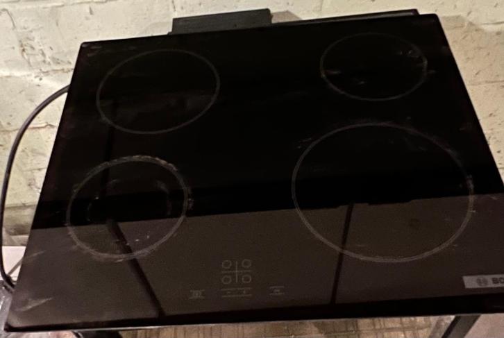 Taque vitrocéramique Bosch, Electroménager, Tables de cuisson, Comme neuf, 4 zones de cuisson, Enlèvement