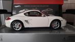 Dealer Norev 1/18 Porsche Cayman S wit, Hobby en Vrije tijd, Ophalen of Verzenden, Zo goed als nieuw, Auto, Norev