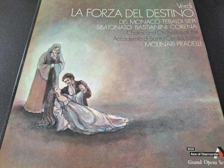 Verdi / Molinari - Pradelli - La Forza Del Destino Box 3 Lp, Cd's en Dvd's, Vinyl | Klassiek, Gebruikt, Romantiek, Opera of Operette