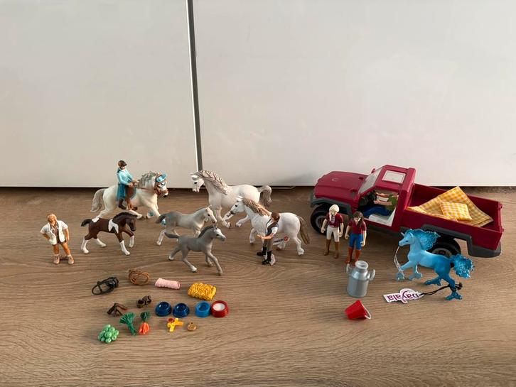 Figurine Schleich - Accessoires chevaux, Kinderen en Baby's, Speelgoed | Actiefiguren, Zo goed als nieuw, Ophalen of Verzenden