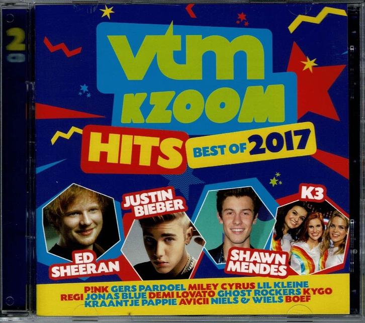 2CD VTM Kzoom Hits Best of 2017, CD & DVD, CD | Compilations, Comme neuf, Pop, Enlèvement ou Envoi