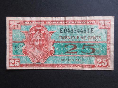 25 Cents ND (1954-1958) Armée américaine/États-Unis P-m31, Timbres & Monnaies, Billets de banque | Amérique, Billets en vrac, Amérique du Nord