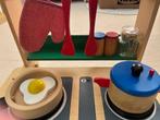 Valise Cuisine portable pour enfant + accessoires (Bois), Ophalen of Verzenden, Gebruikt, Overige typen